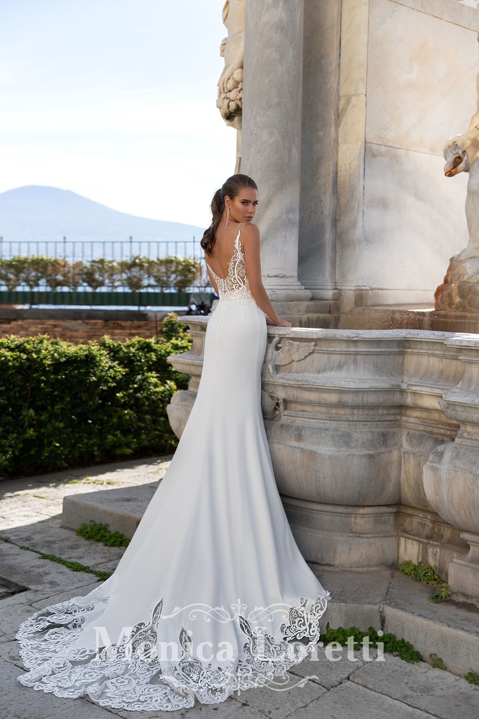 Brautkleid 8101 mit Spitze